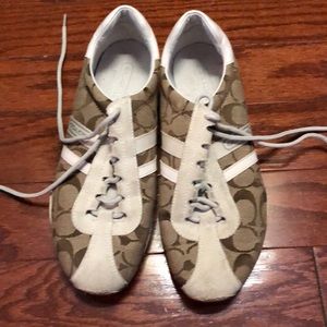 Coach shoes worn quite a bit. GUC